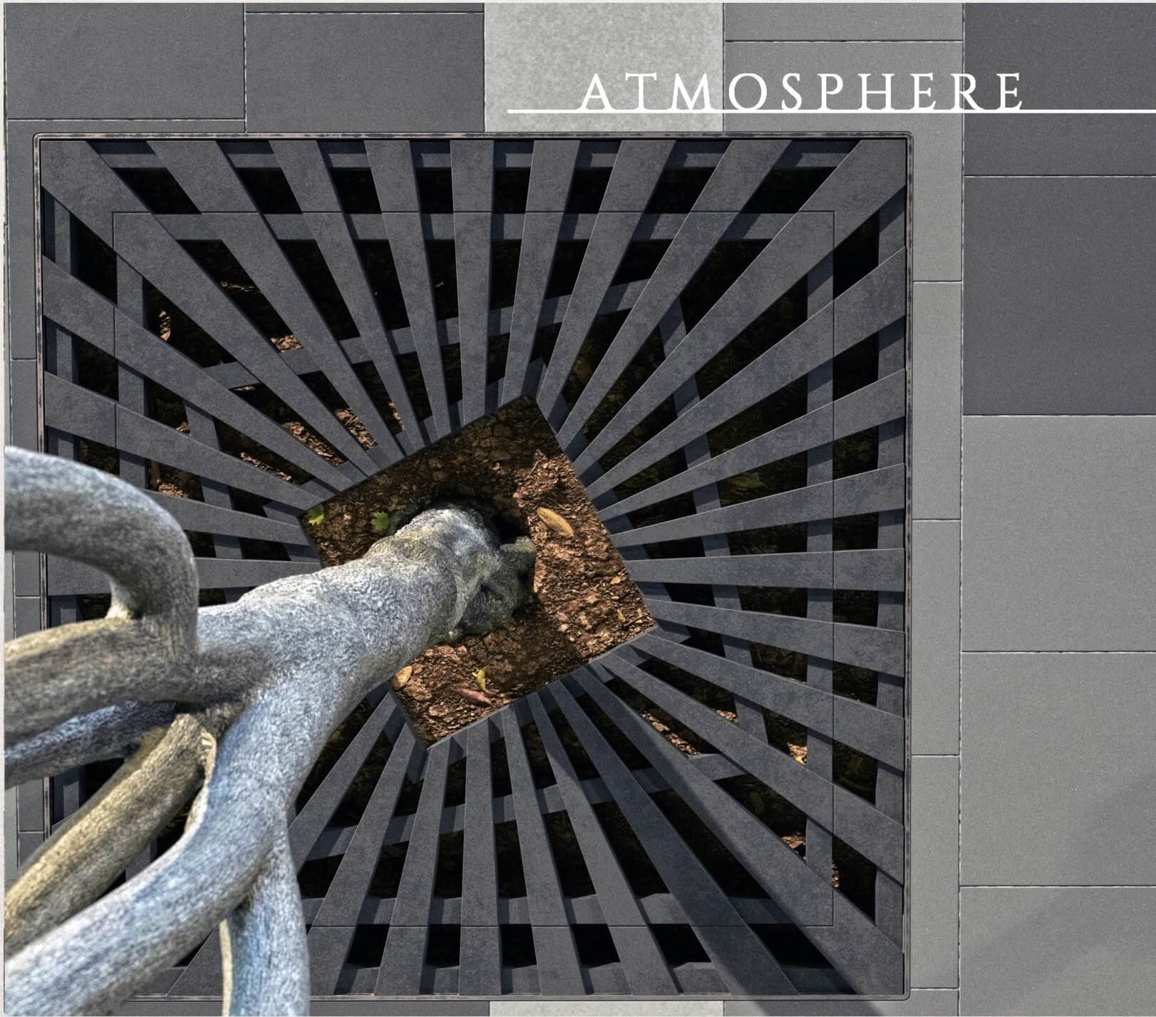 Приствольная решетка для дерева ZKING ATMOSPHERE 1.2х1.2м Черная в Вологде фото