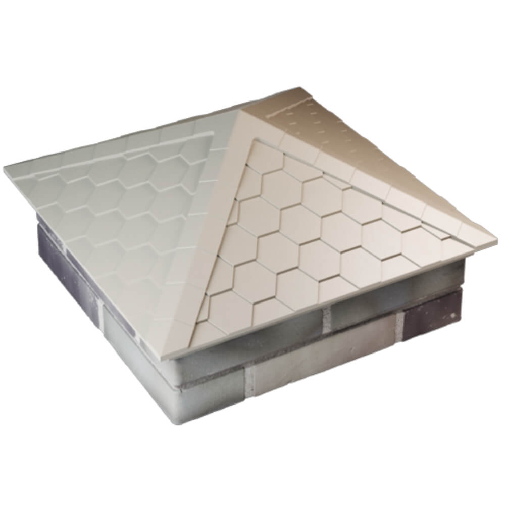 Колпак Zking Эверест Бежевый на столб 2х2 кирпича (535х535мм) Вологда фото