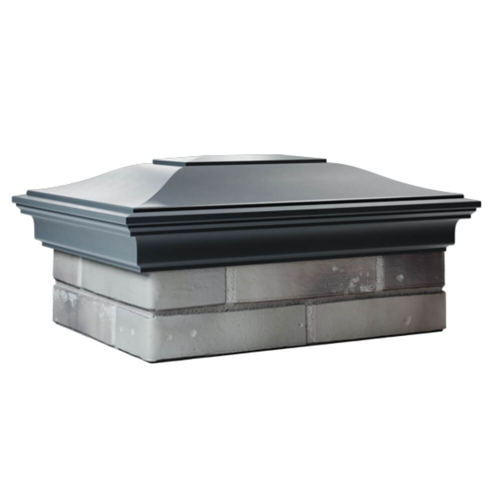 Колпак Zking Монблан Серый на столб 2х1.5 кирпича (515х385мм) в Вологде фото