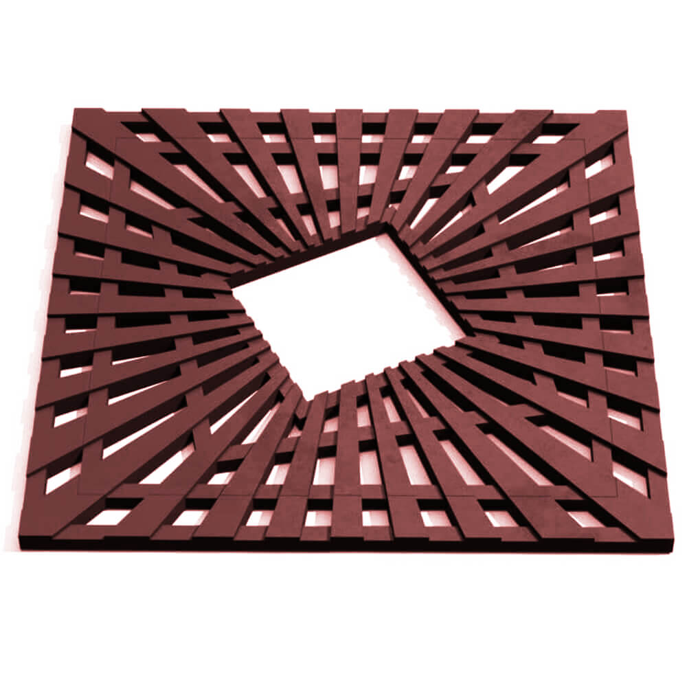 Приствольная решетка для дерева ZKING ATMOSPHERE 1.2х1.2м Коричневая Вологда фото