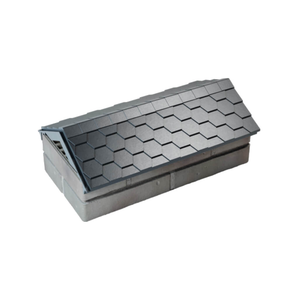 Парапет Zking Эверест Серый с посадкой на 1 кирпич (200/225/255мм) в Вологде фото