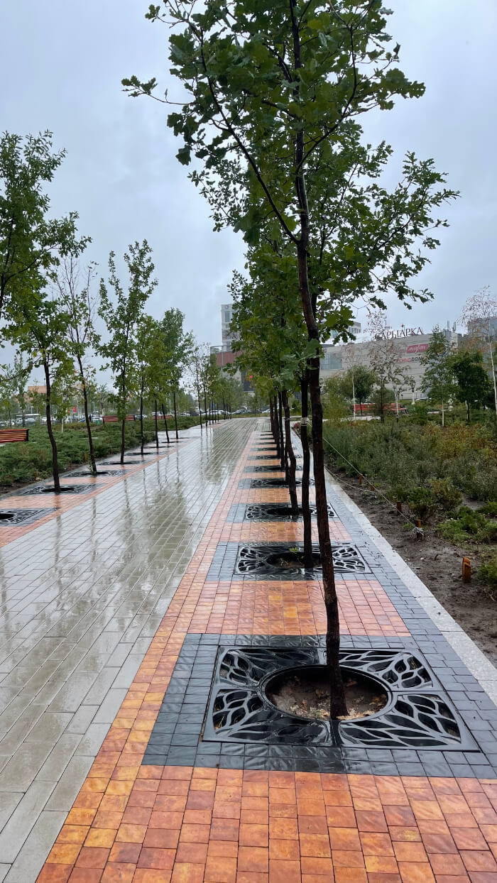 Приствольная решетка для дерева ZKING CRUST 1.2х1.2м Черная в Вологде фото