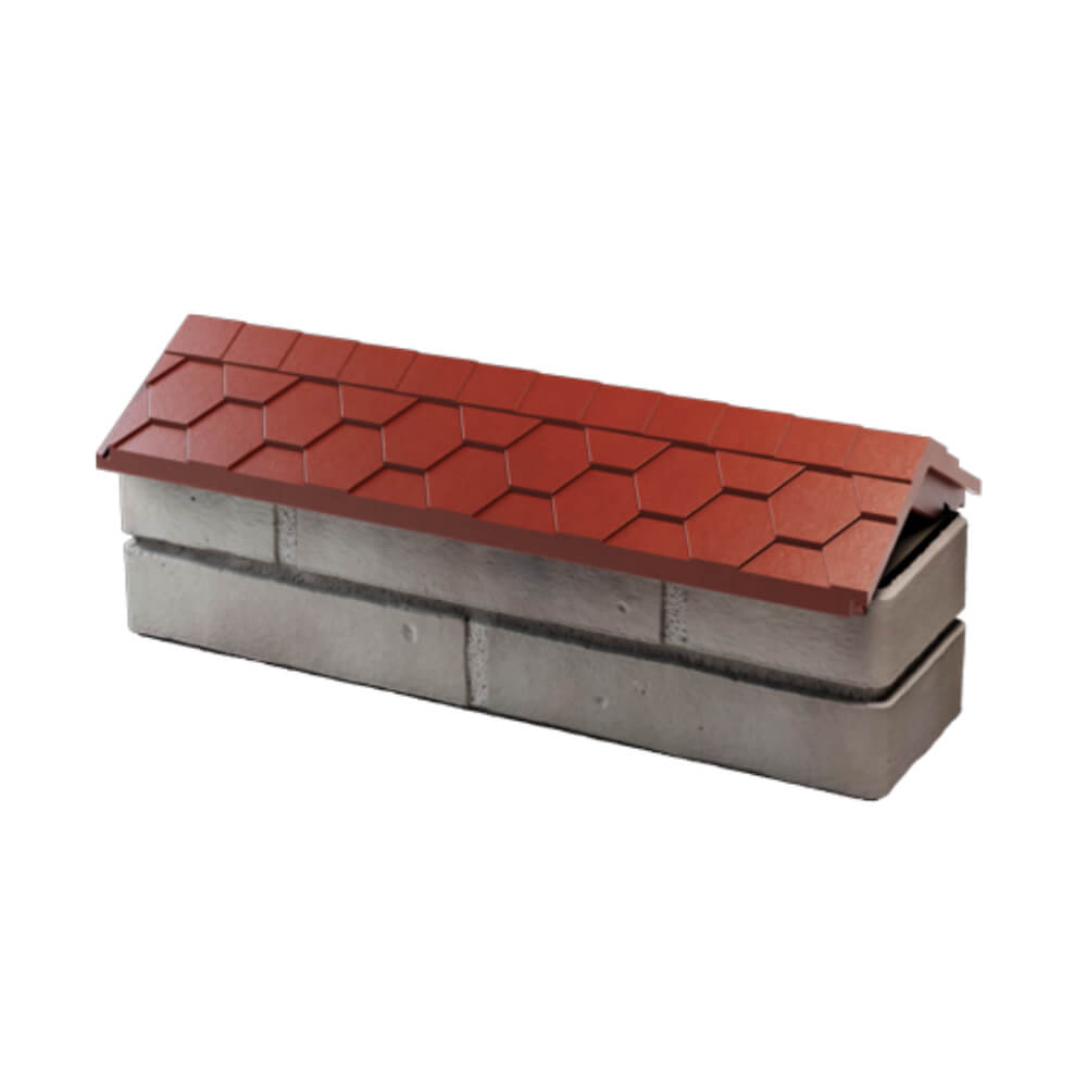 Парапет Zking Эверест Красный с посадкой на 0.5 кирпича (130мм) в Вологде фото