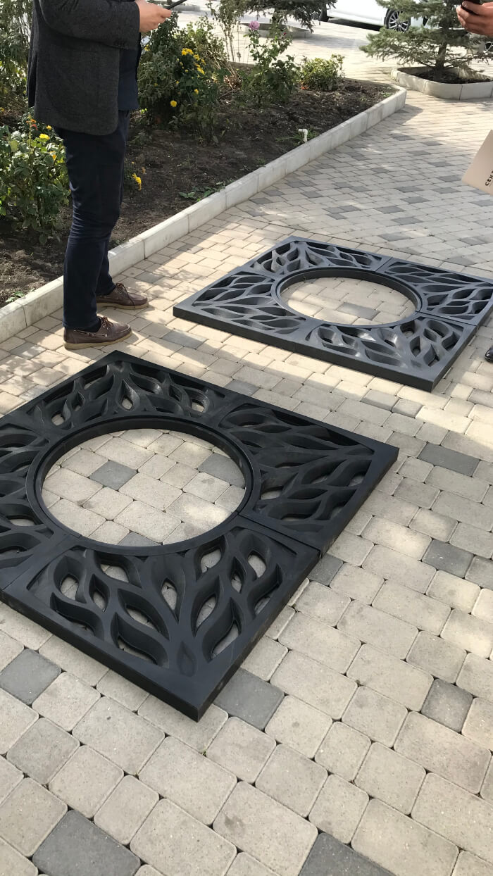 Приствольная решетка для дерева ZKING CRUST 1.2х1.2м Черная в Вологде фото