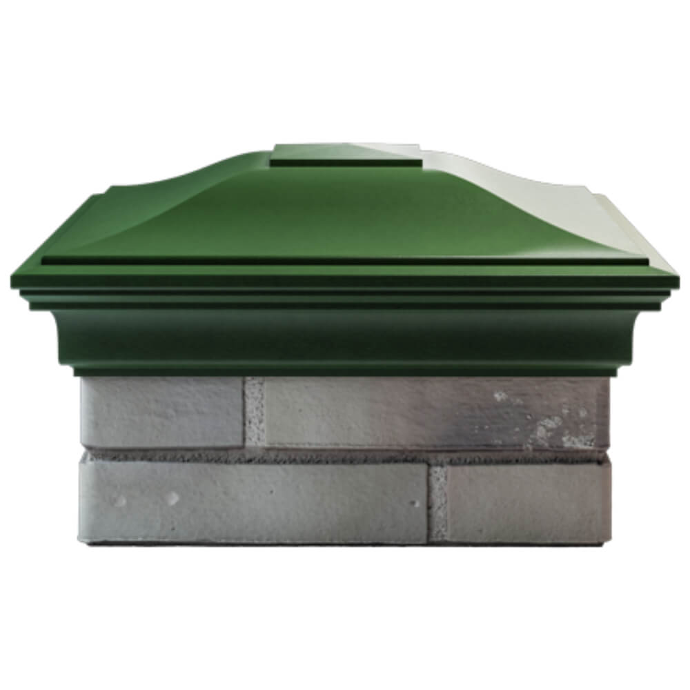 Колпак Zking Монблан Зеленый на столб 1.5х1.5 кирпича (385х385мм) Вологда фото