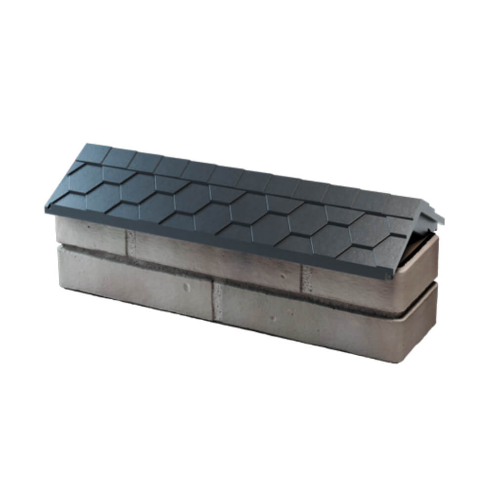 Парапет Zking Эверест Серый с посадкой на 0.5 кирпича (130мм) в Вологде фото