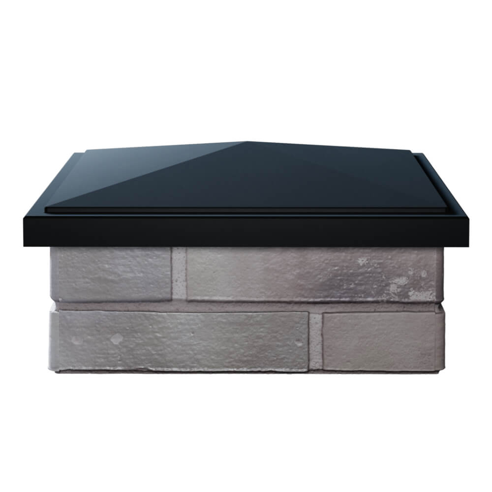 Колпак Zking БонаМоно Черный на столб 1.5х1.5 кирпича (385х385, 400х400мм) Вологда фото