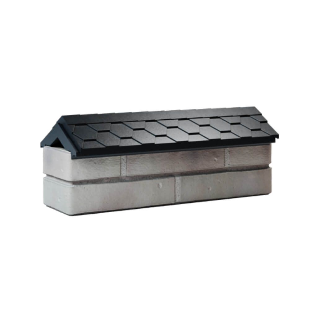 Парапет Zking Эверест Черный с посадкой на 0.5 кирпича (130мм) Вологда фото