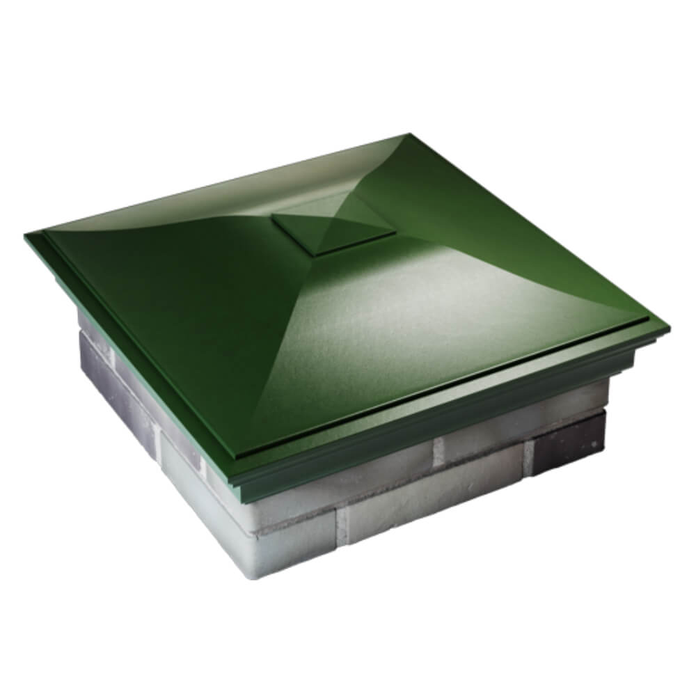 Колпак Zking Монблан Зеленый на столб 2х2 кирпича (515х515мм) Вологда фото