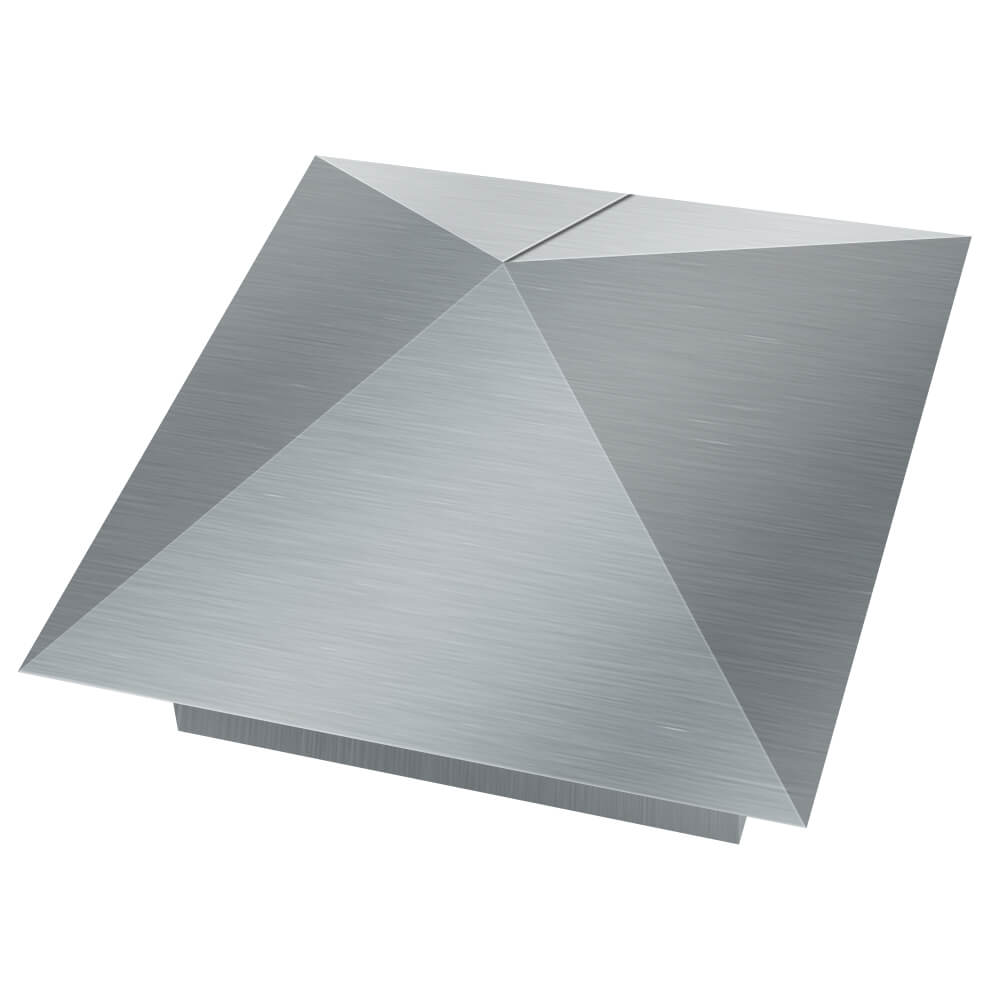 Колпак металлический 380х380мм оцинкованный заборный Вологда фото