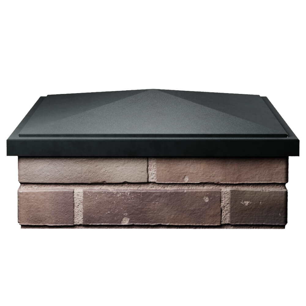 Колпак Zking БонаМоно Черный на столб 2х2 кирпича (515х515, 530х530мм) Вологда фото