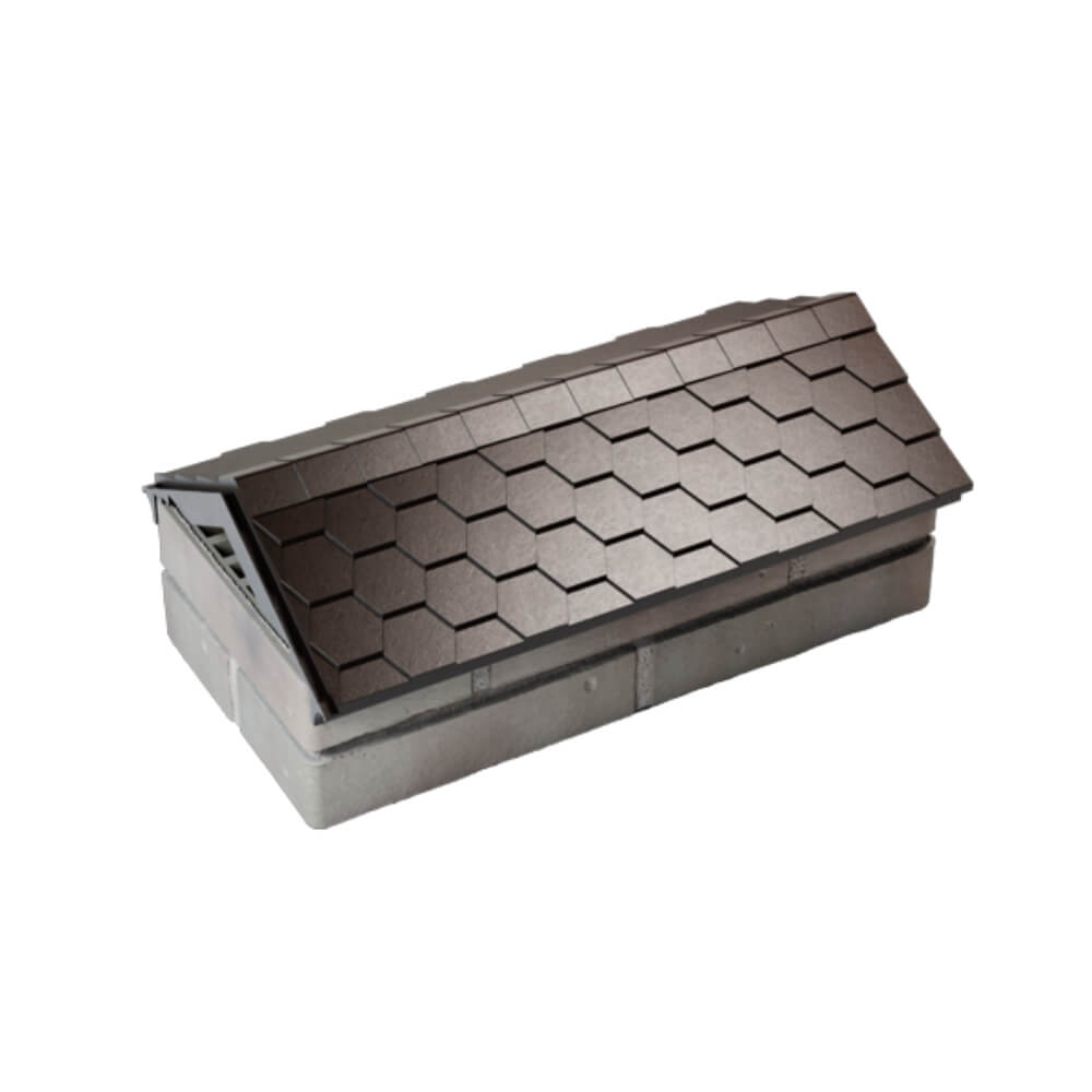 Парапет Zking Эверест Коричневый с посадкой на 1 кирпич (200/225/255мм) в Вологде фото