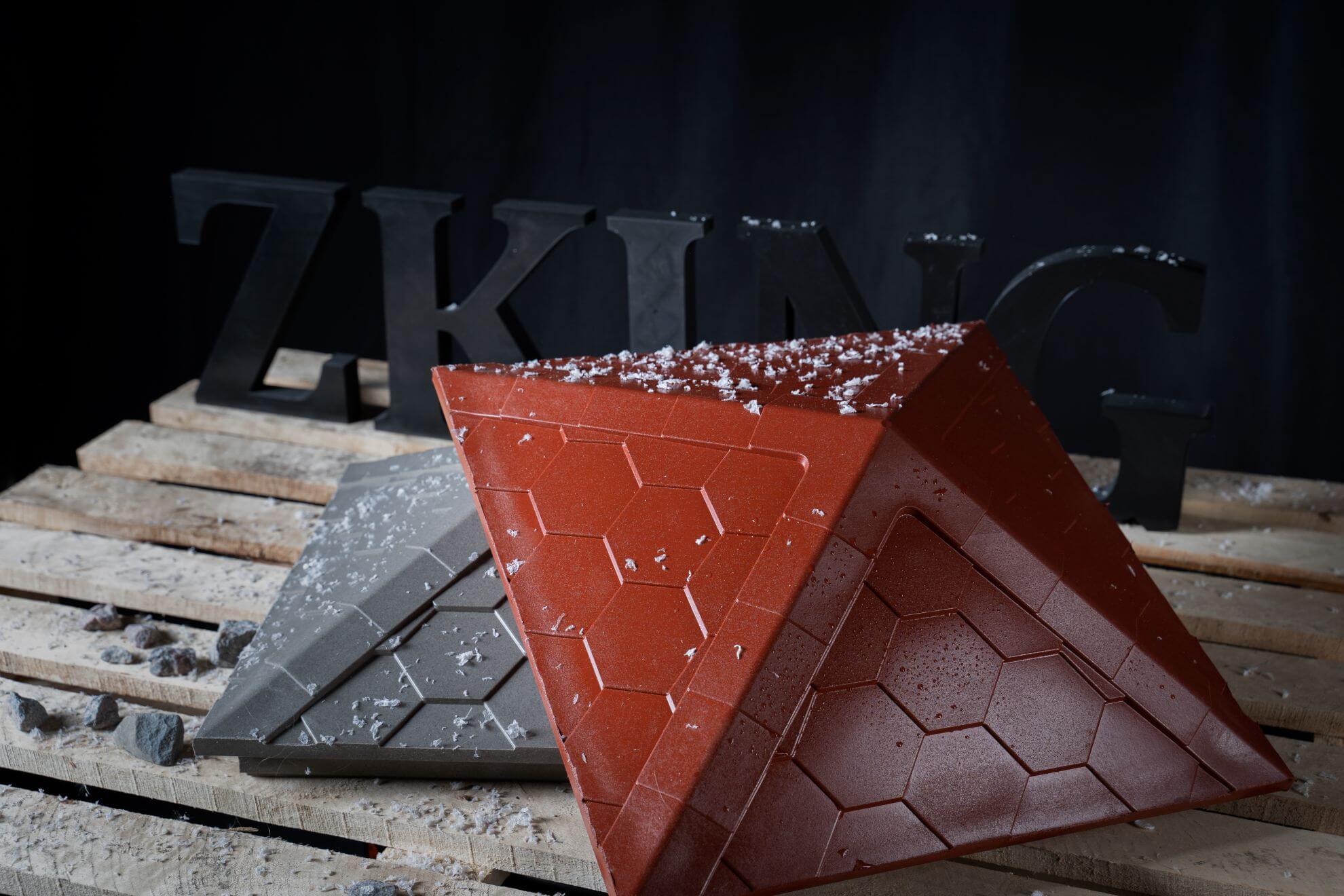 Колпак Zking Эверест Красный на столб 1.5х1.5 кирпича (390х390мм) в Вологде фото