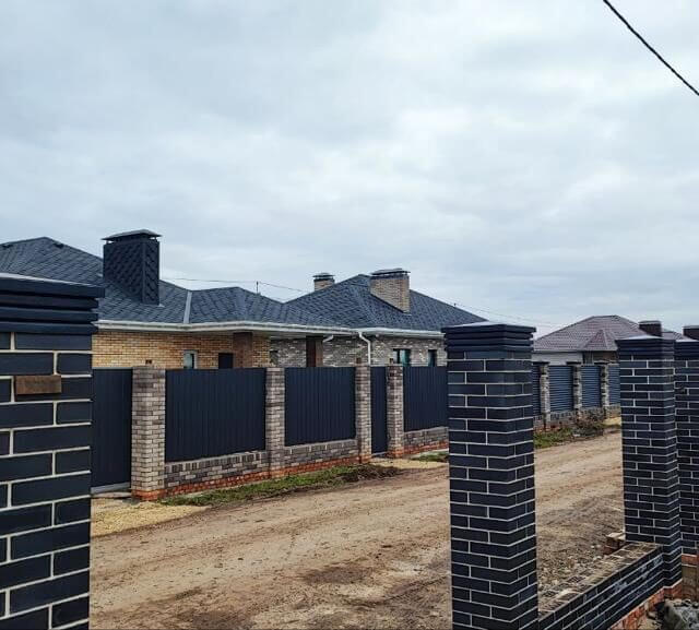 Колпак Zking Бона ХайТек Серый на столб 1.5х1.5 кирпича (385х385мм) в Вологде фото