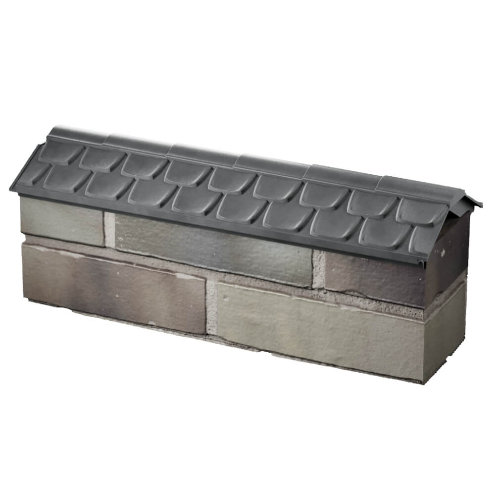 Парапет Zking Эльбрус Серый с посадкой на 0.5 кирпича (130мм) в Вологде фото