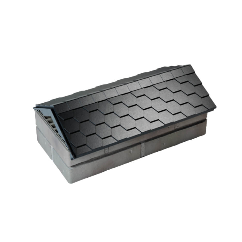 Парапет Zking Эверест Черный с посадкой на 1 кирпич (200/225/255мм) в Вологде фото