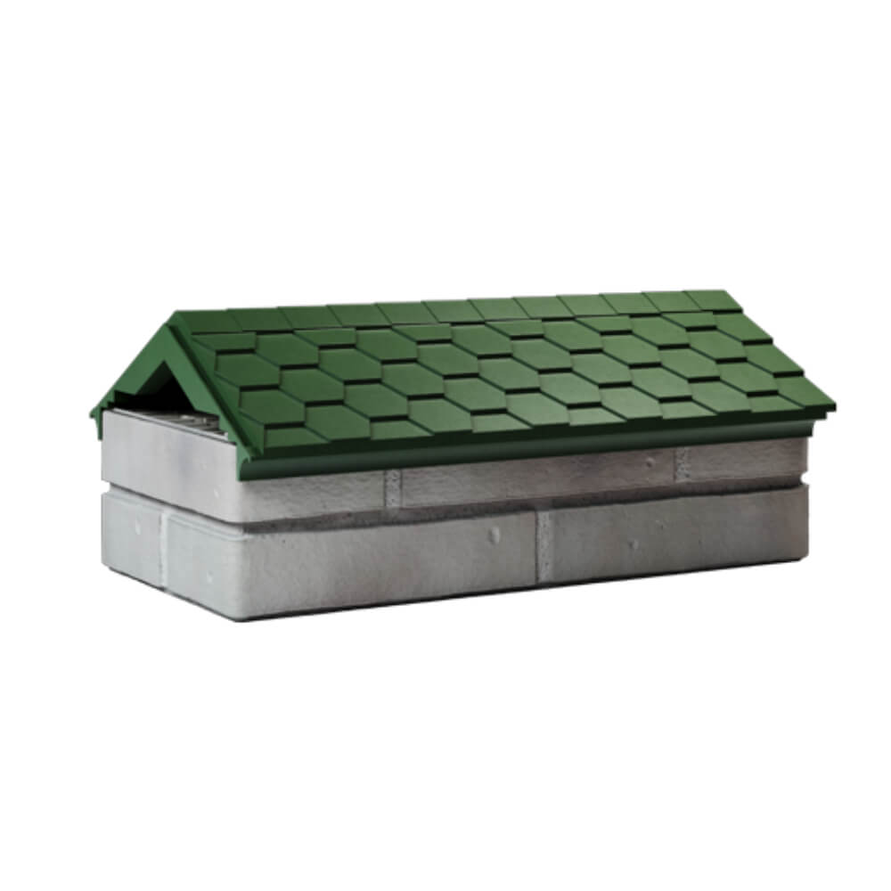 Парапет Zking Эверест Зеленый с посадкой на 1 кирпич (200/225/255мм) Вологда фото