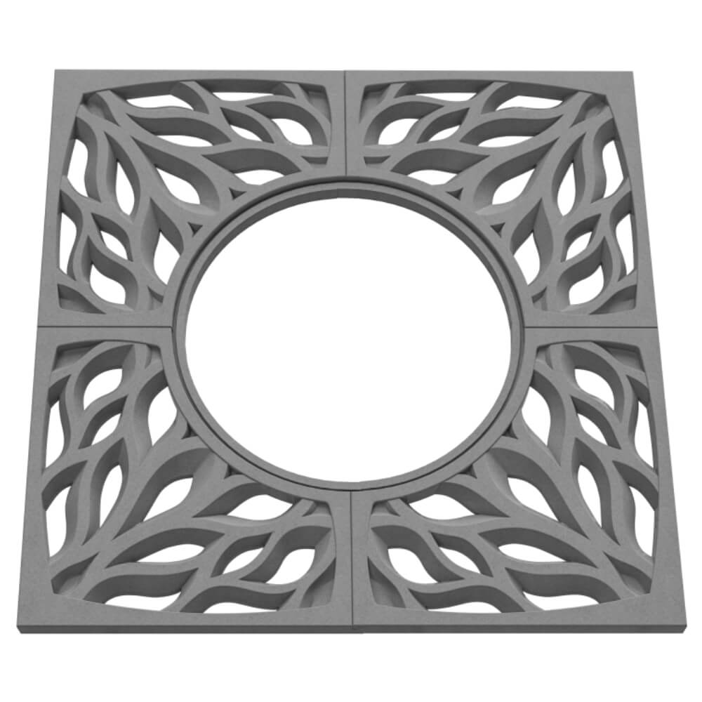 Приствольная решетка для дерева ZKING CRUST 1.2х1.2м Серая в Вологде фото