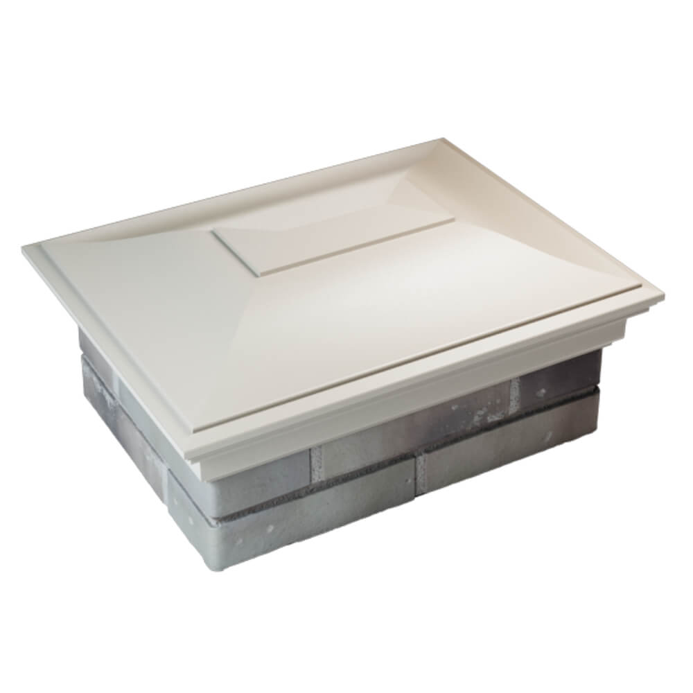 Колпак Zking Монблан Бежевый на столб 2х1.5 кирпича (515х385мм) Вологда фото