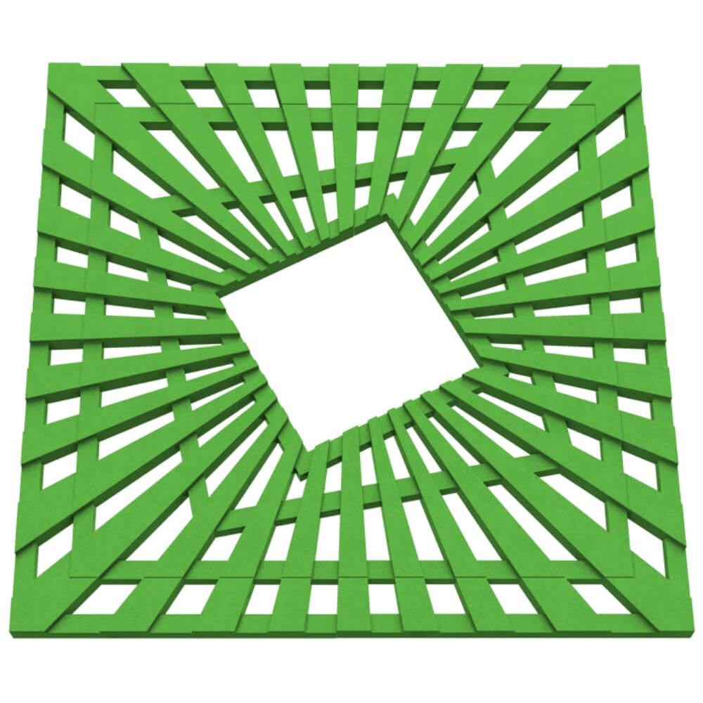 Приствольная решетка для дерева ZKING ATMOSPHERE 1.2х1.2м Зеленая в Вологде фото