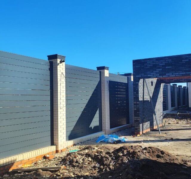 Колпак Zking Бона ХайТек Серый на столб 1.5х1.5 кирпича (385х385мм) в Вологде фото