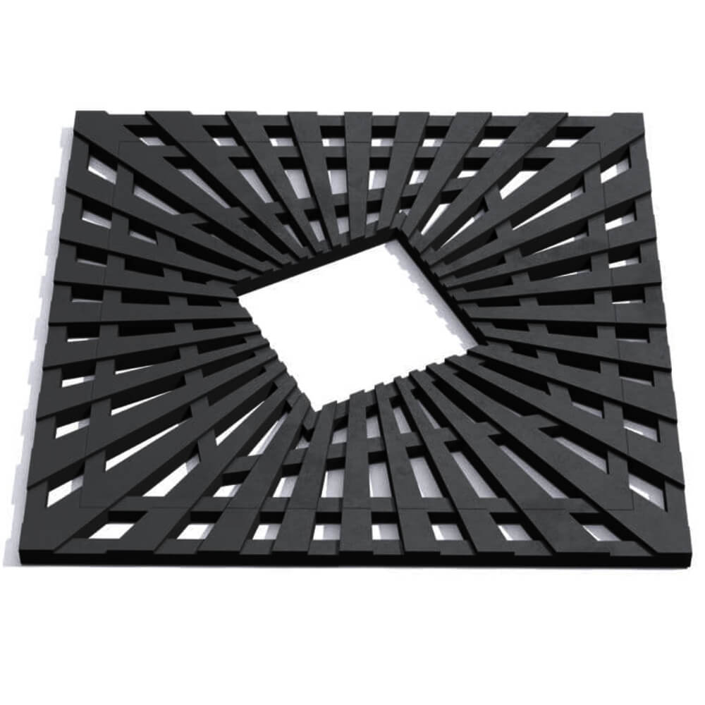 Приствольная решетка для дерева ZKING ATMOSPHERE 1.2х1.2м Черная Вологда фото