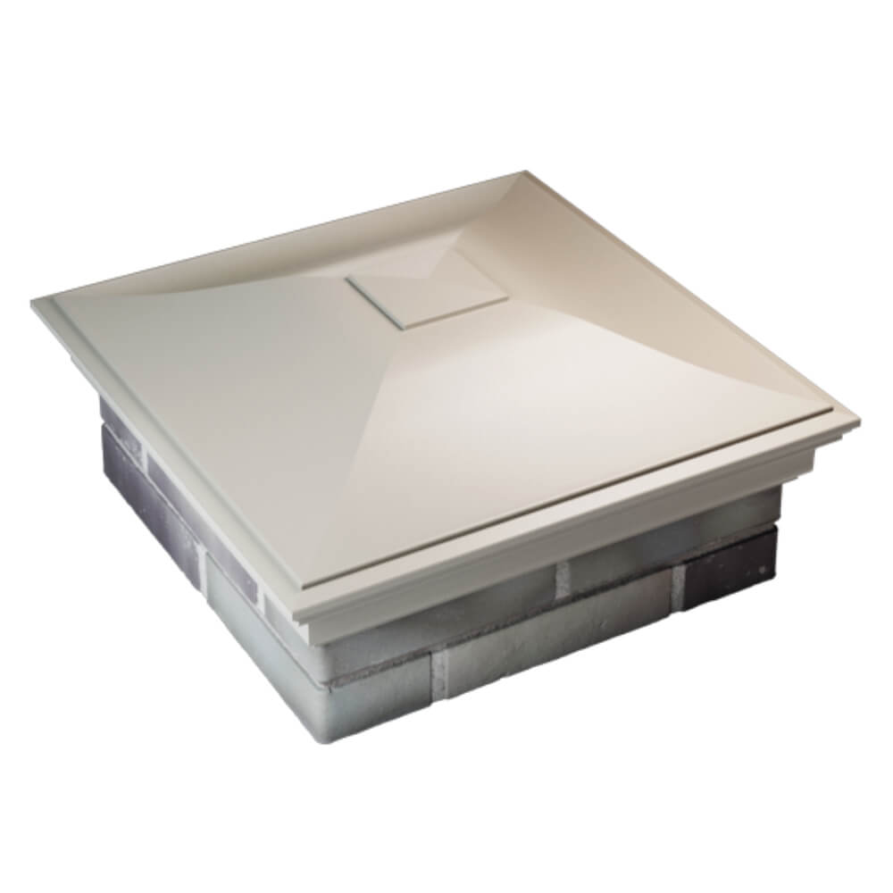 Колпак Zking Монблан Бежевый на столб 2х2 кирпича (515х515мм) Вологда фото