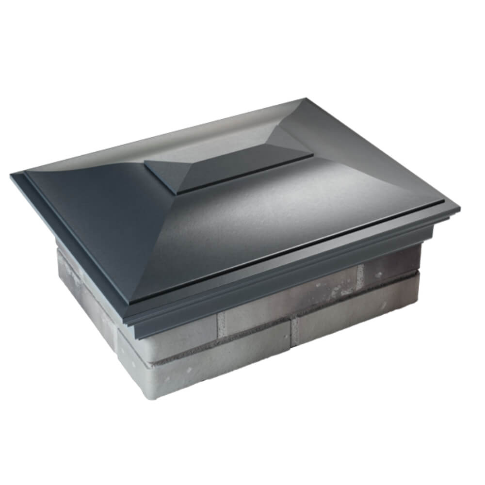 Колпак Zking Монблан Серый на столб 2х1.5 кирпича (515х385мм) Вологда фото