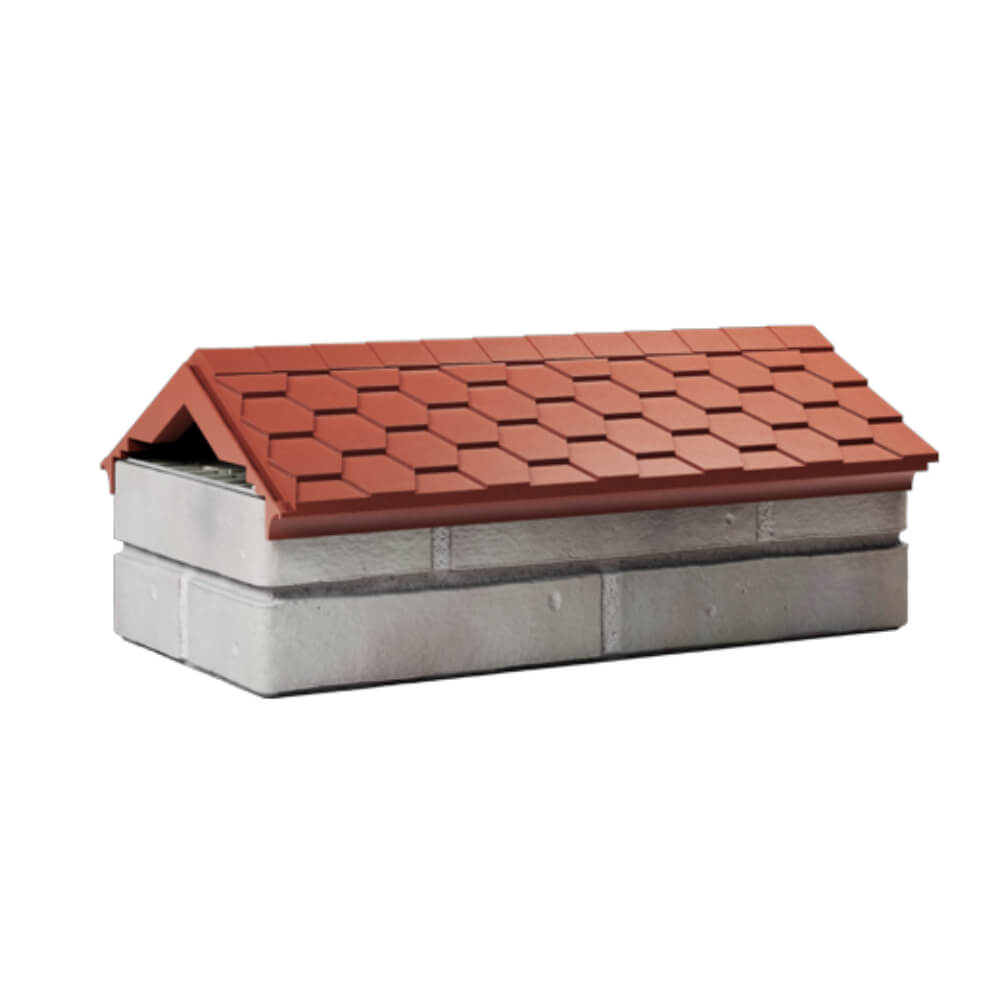 Парапет Zking Эверест Красный с посадкой на 1 кирпич (200/225/255мм) Вологда фото