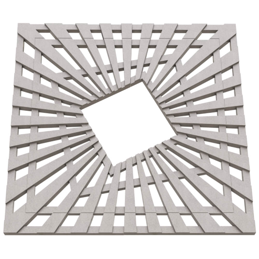 Приствольная решетка для дерева ZKING ATMOSPHERE 1.2х1.2м Бежевая в Вологде фото