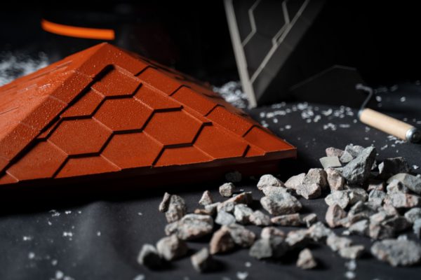 Колпак Zking Эверест Красный на столб 1.5х1.5 кирпича (390х390мм) в Вологде фото