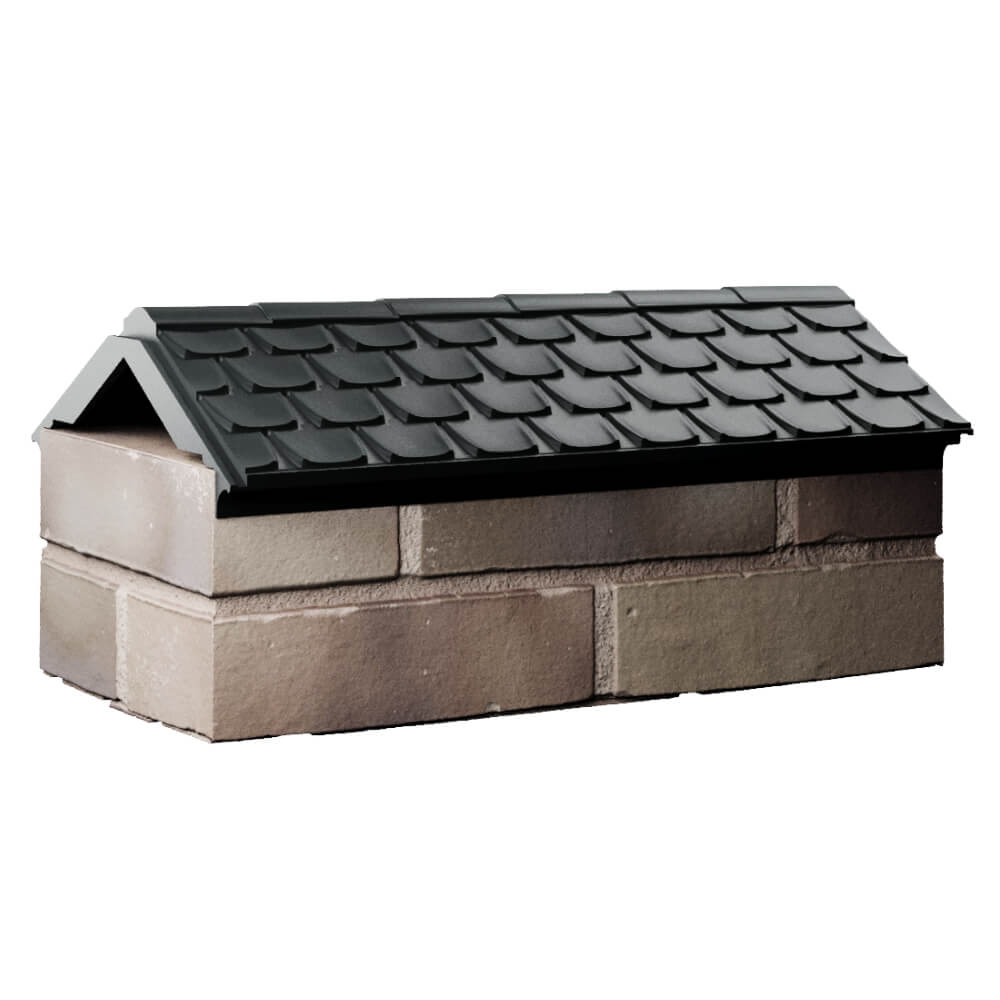 Парапет Zking Эльбрус Черный с посадкой на 1 кирпич (255мм) Вологда фото