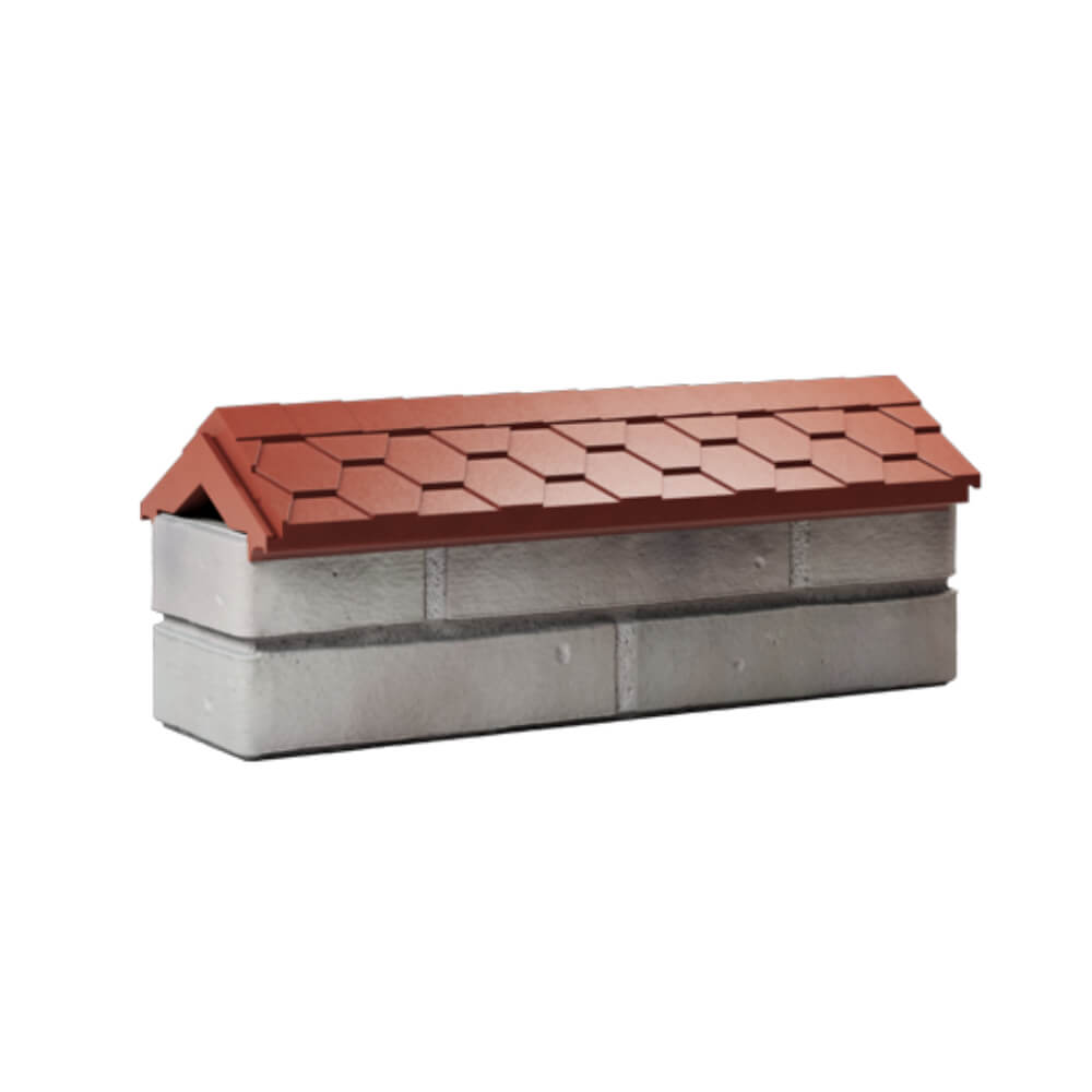 Парапет Zking Эверест Красный с посадкой на 0.5 кирпича (130мм) Вологда фото