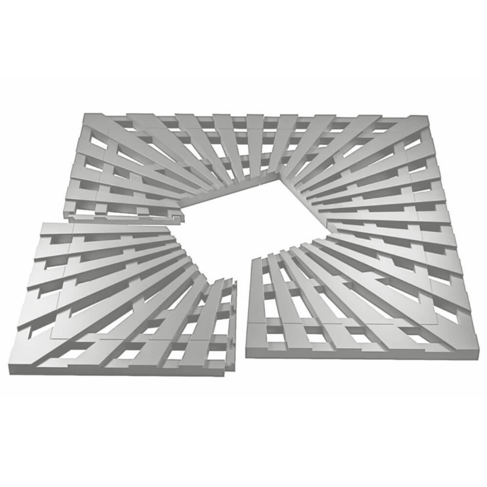 Приствольная решетка для дерева ZKING ATMOSPHERE 1.2х1.2м Бежевая в Вологде фото