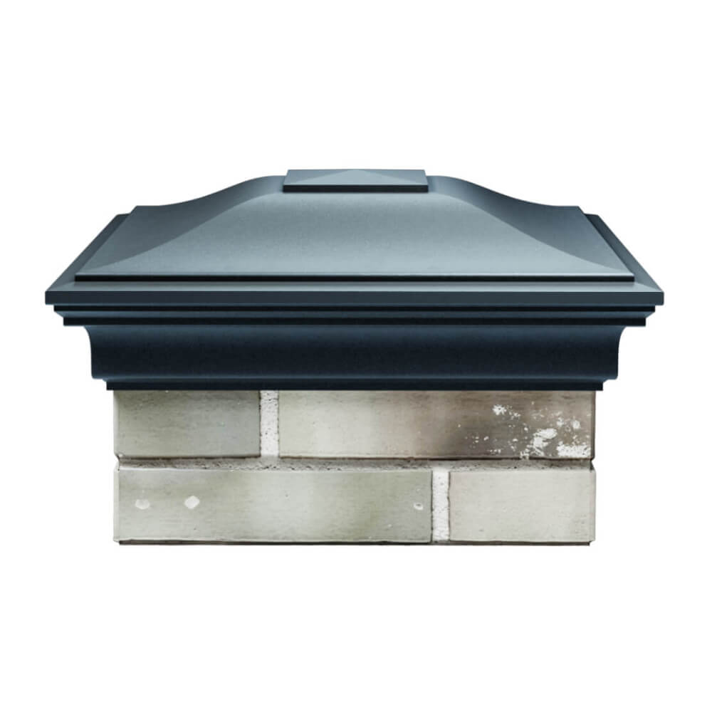 Колпак Zking Монблан Серый на столб 1.5х1.5 еврокирпича 0.7НФ (355х355мм) Вологда фото