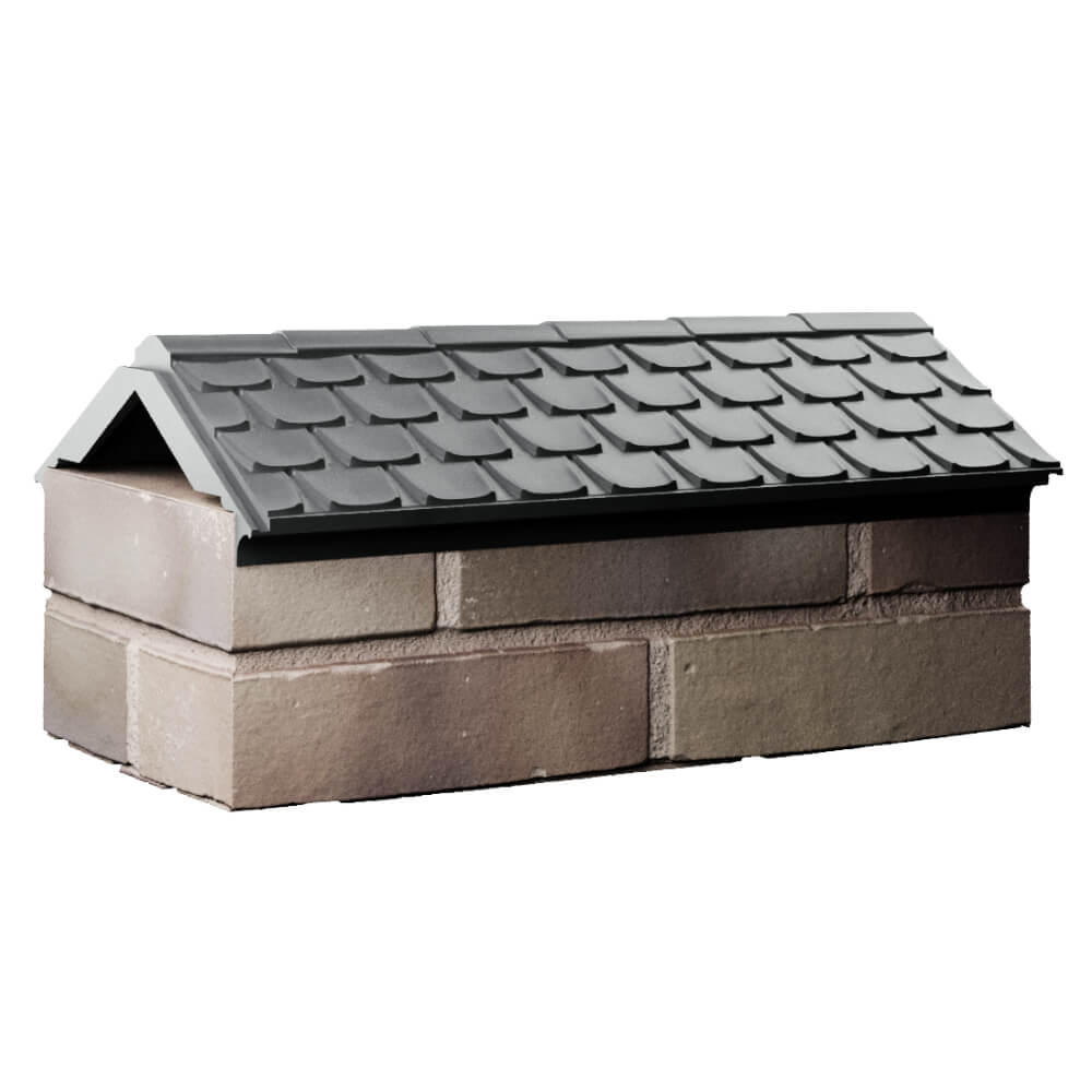 Парапет Zking Эльбрус Серый с посадкой на 1 кирпич (255мм) Вологда фото