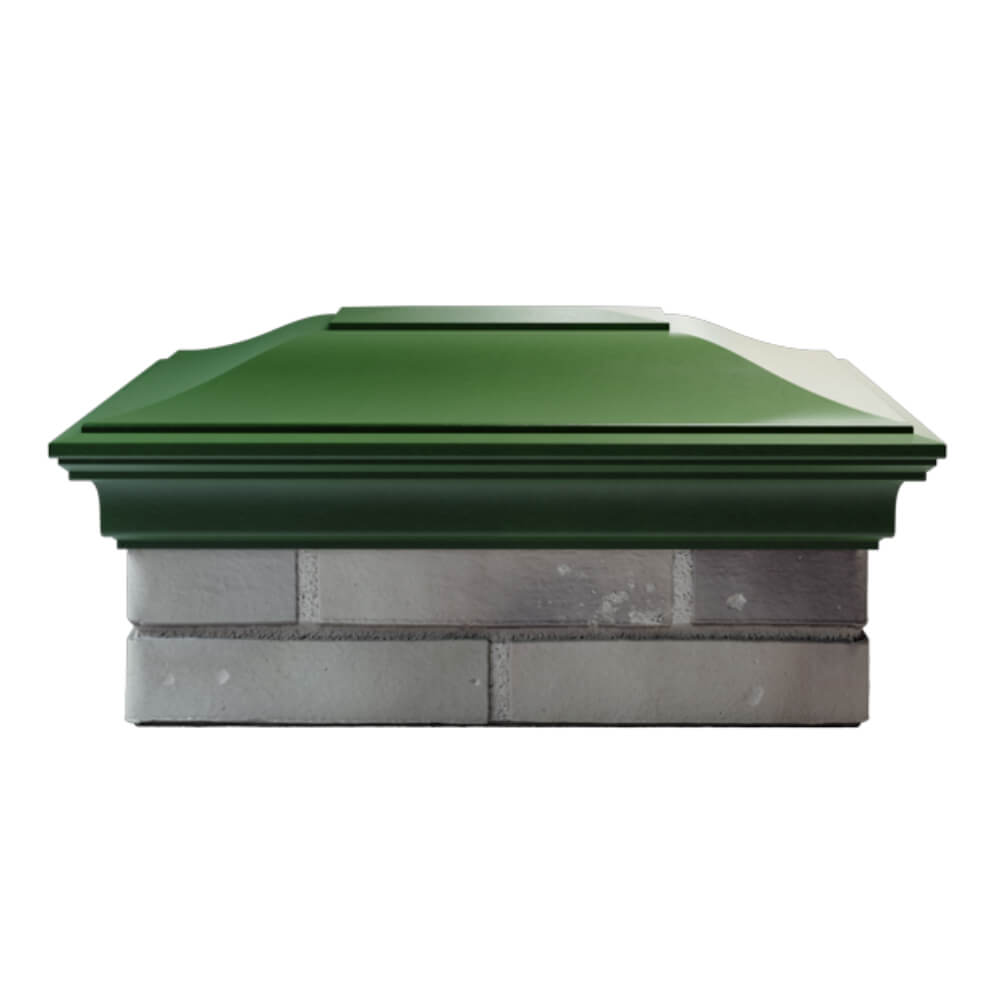 Колпак Zking Монблан Зеленый на столб 2х1.5 кирпича (515х385мм) в Вологде фото