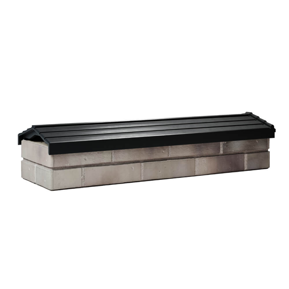 Парапет Zking Бона ХайТек Черный посадка на 0.5 кирпича (130мм) Вологда фото