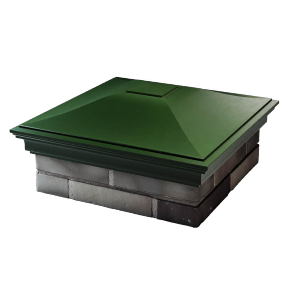 Колпак Zking Монблан Зеленый на столб 2х2 кирпича (515х515мм) в Вологде фото