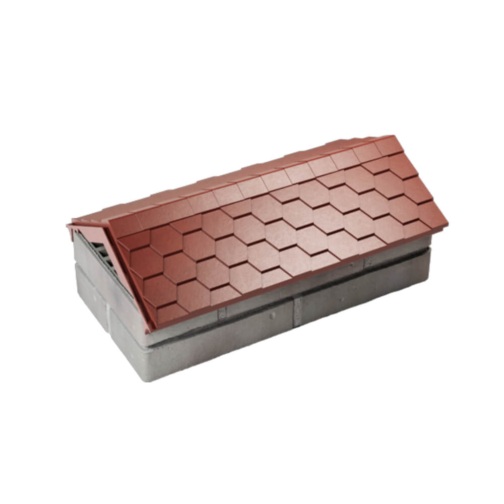 Парапет Zking Эверест Красный с посадкой на 1 кирпич (200/225/255мм) в Вологде фото
