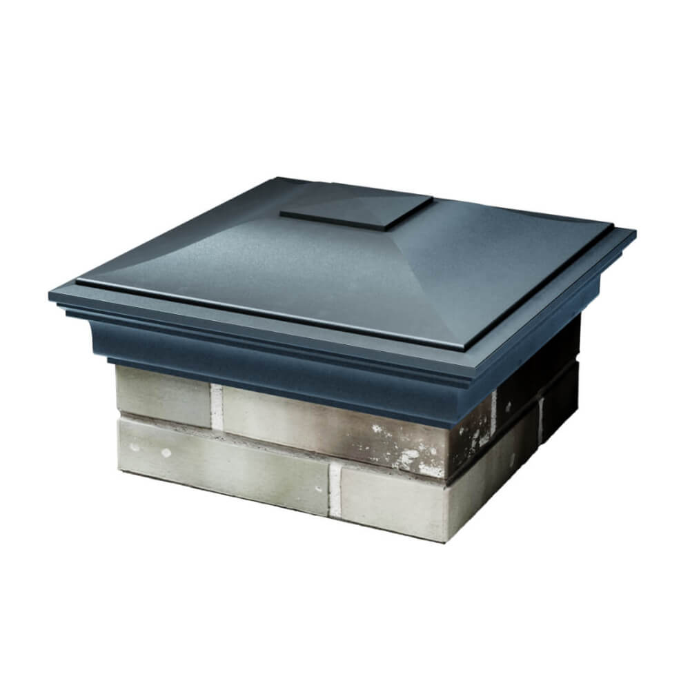 Колпак Zking Монблан Серый на столб 1.5х1.5 еврокирпича 0.7НФ (355х355мм) в Вологде фото