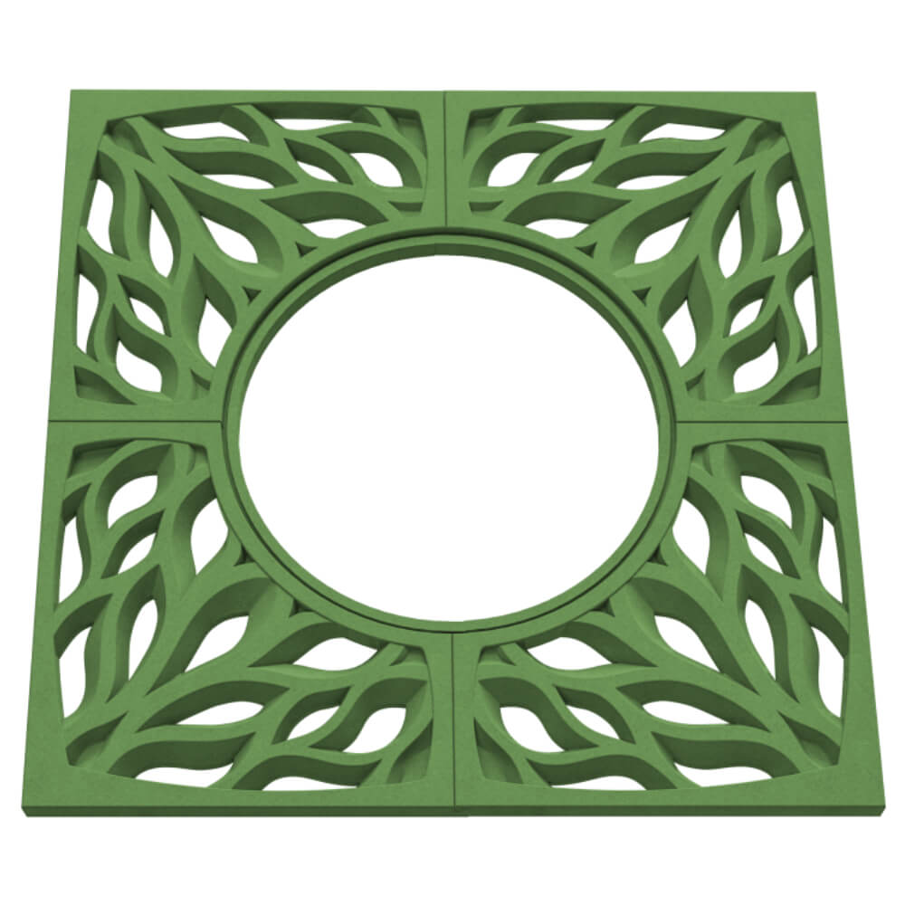 Приствольная решетка для дерева ZKING CRUST 1.2х1.2м Зеленая в Вологде фото