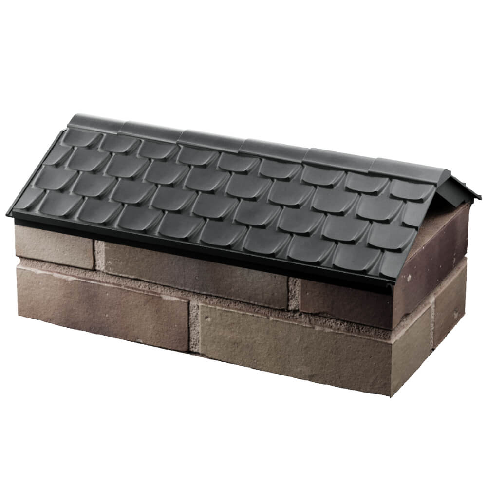 Парапет Zking Эльбрус Серый с посадкой на 1 кирпич (255мм) в Вологде фото