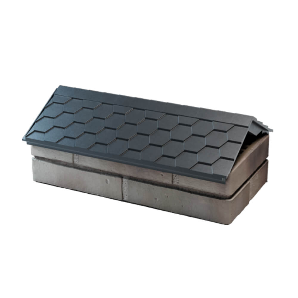 Парапет Zking Эверест Серый с посадкой на 1 кирпич (200/225/255мм) в Вологде фото