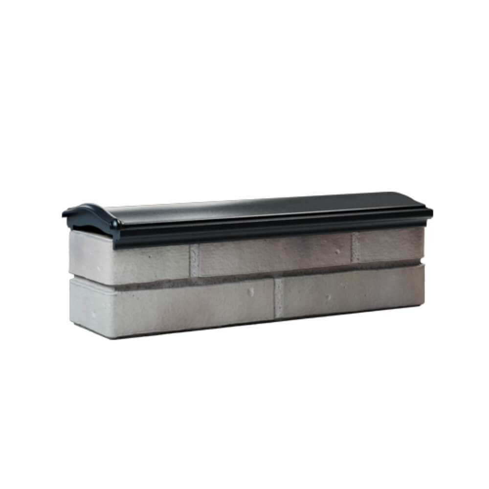 Парапет Zking Монблан Черный посадка на 0.5 кирпича (130мм) Вологда фото