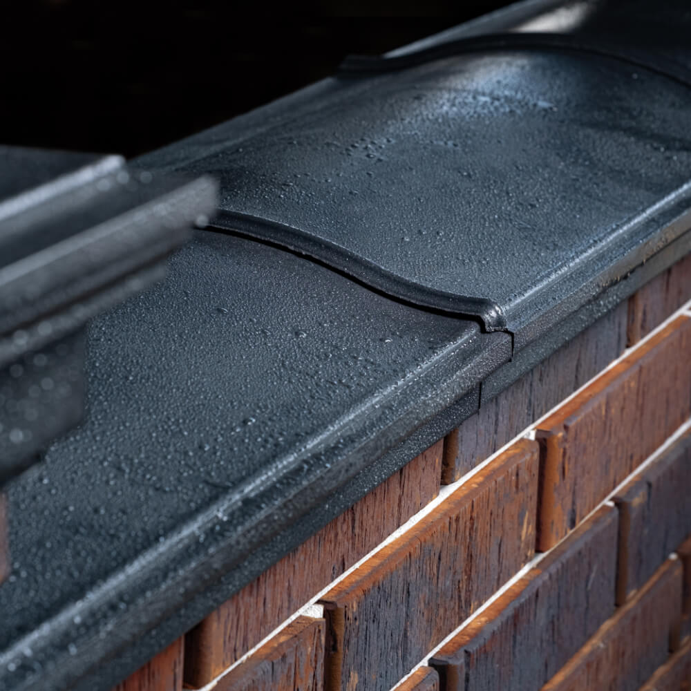 Парапет Zking Монблан Черный посадка на 0.5 кирпича (130мм) в Вологде фото