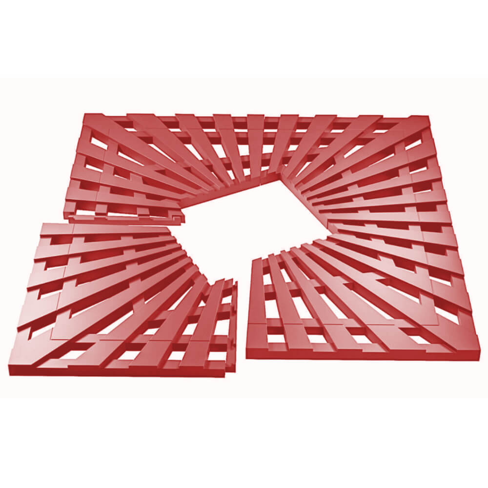 Приствольная решетка для дерева ZKING ATMOSPHERE 1.2х1.2м Красная в Вологде фото