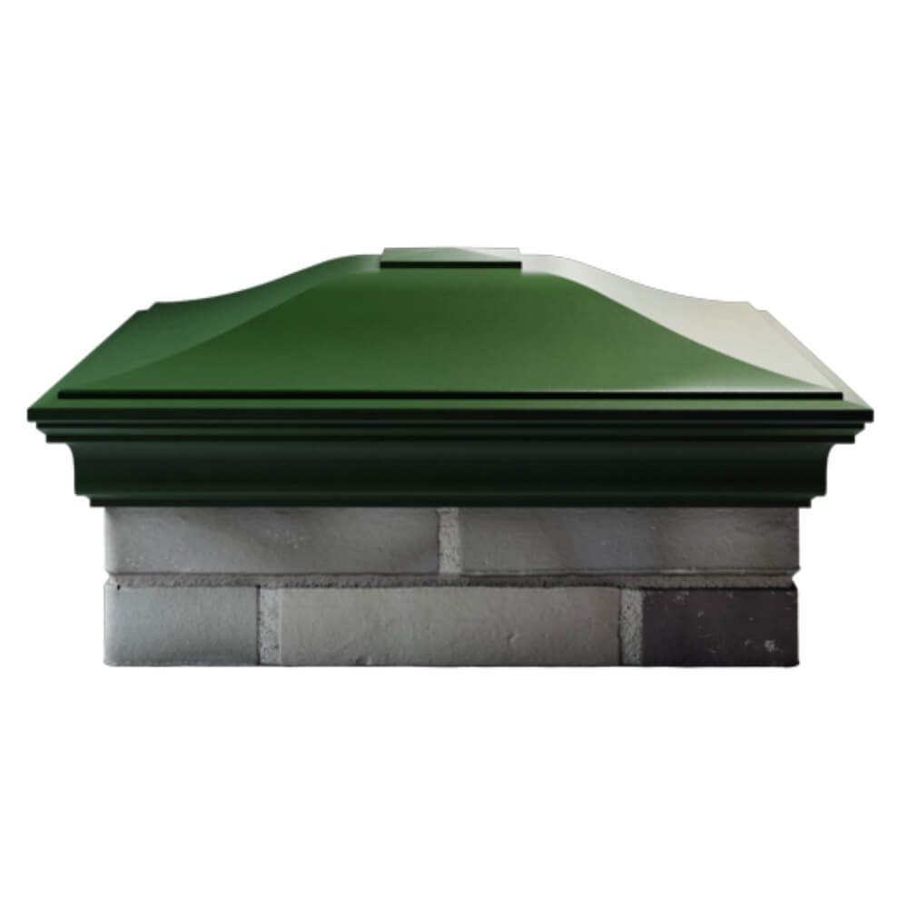 Колпак Zking Монблан Зеленый на столб 2х2 кирпича (515х515мм) в Вологде фото