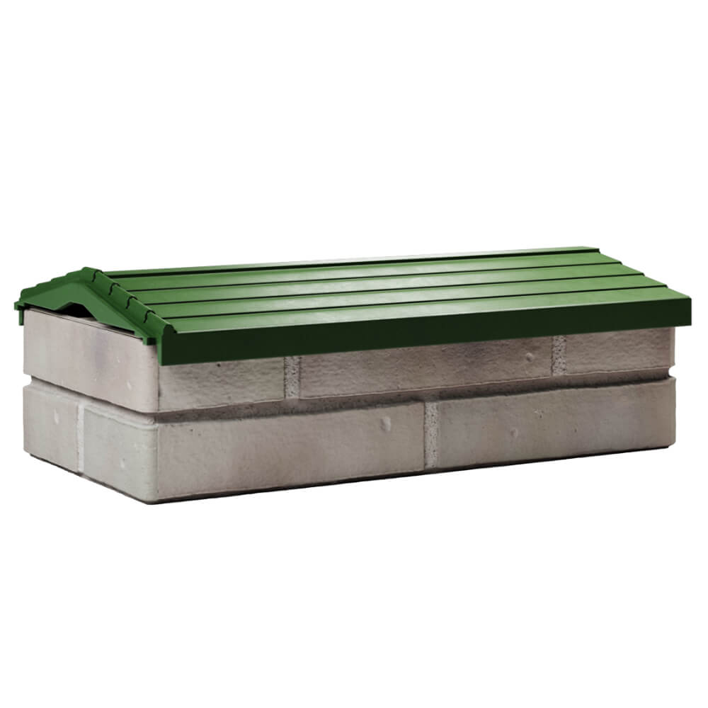 Парапет Zking Бона ХайТек Зеленый с посадкой на 1 кирпич (200/225/255мм) Вологда фото