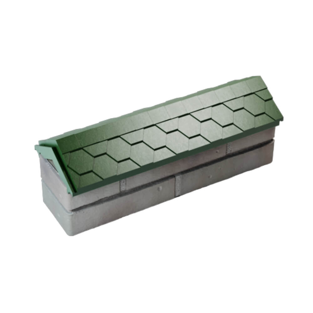 Парапет Zking Эверест Зеленый с посадкой на 0.5 кирпича (130мм) в Вологде фото